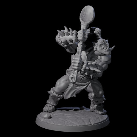 Spicy Ogre Cook Miniature for Dungeons and Dragons, Pathfinder or other TTRPGs