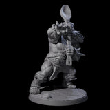 Spicy Ogre Cook Miniature for Dungeons and Dragons, Pathfinder or other TTRPGs