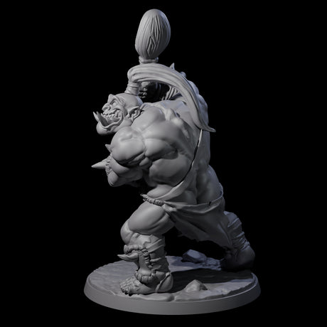 Spicy Ogre Cook Miniature for Dungeons and Dragons, Pathfinder or other TTRPGs