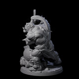 Spicy Ogre Cook Miniature for Dungeons and Dragons, Pathfinder or other TTRPGs