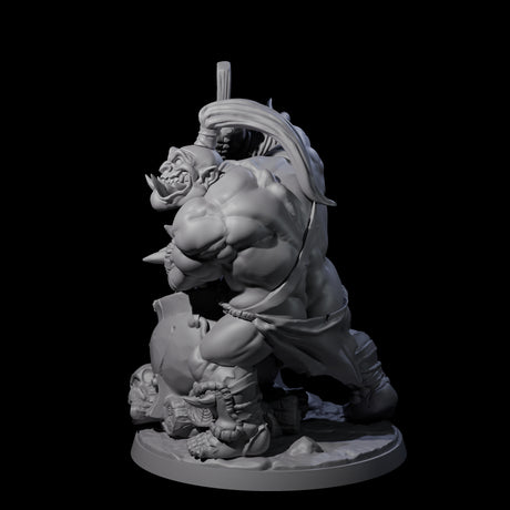 Spicy Ogre Cook Miniature for Dungeons and Dragons, Pathfinder or other TTRPGs