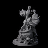 Spicy Ogre Cook Miniature for Dungeons and Dragons, Pathfinder or other TTRPGs