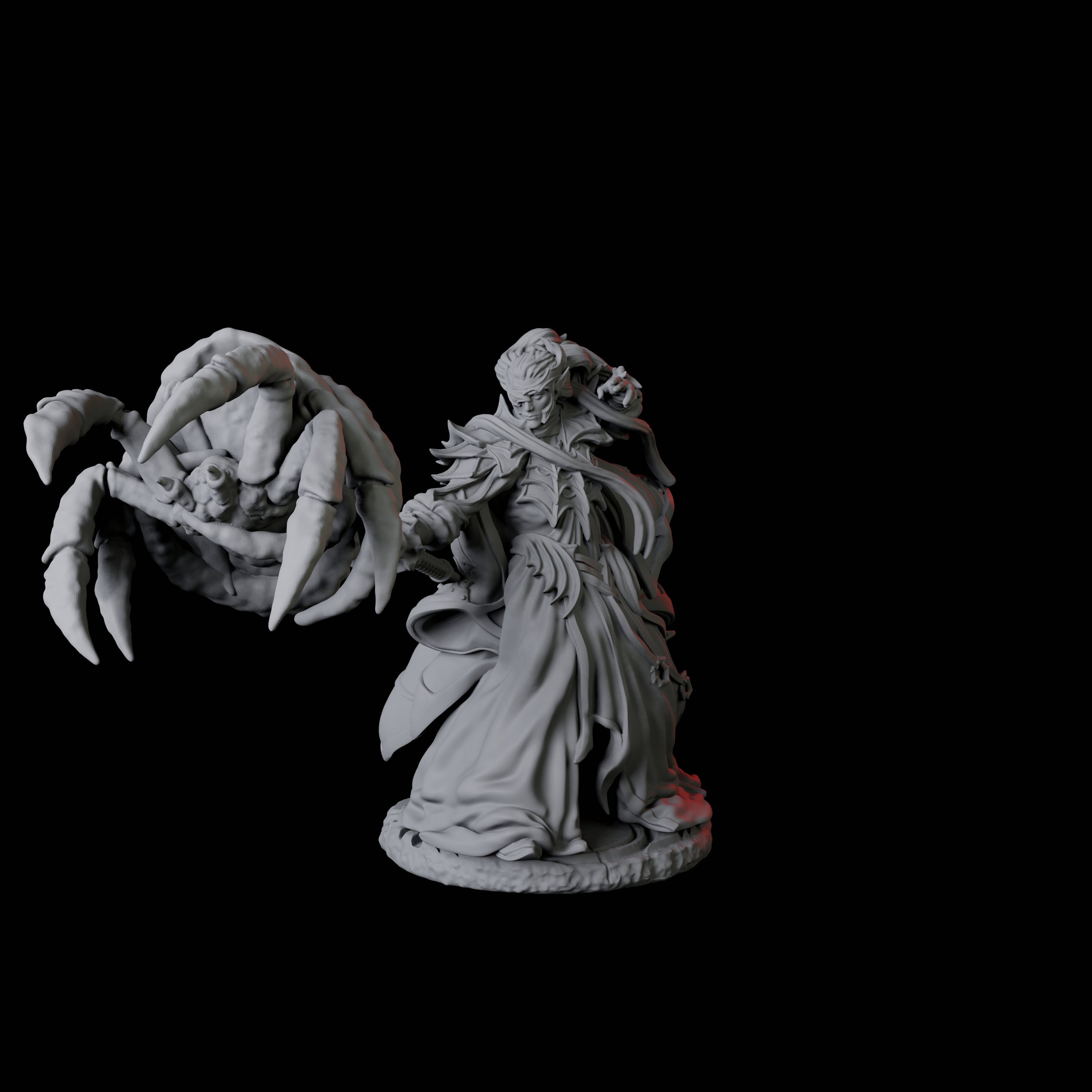 Spider Mage Miniature for Dungeons and Dragons, Pathfinder or other TTRPGs