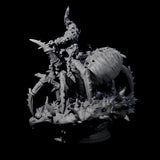 Spider Mounted Dwarf Miniature for Dungeons and Dragons, Pathfinder or other TTRPGs
