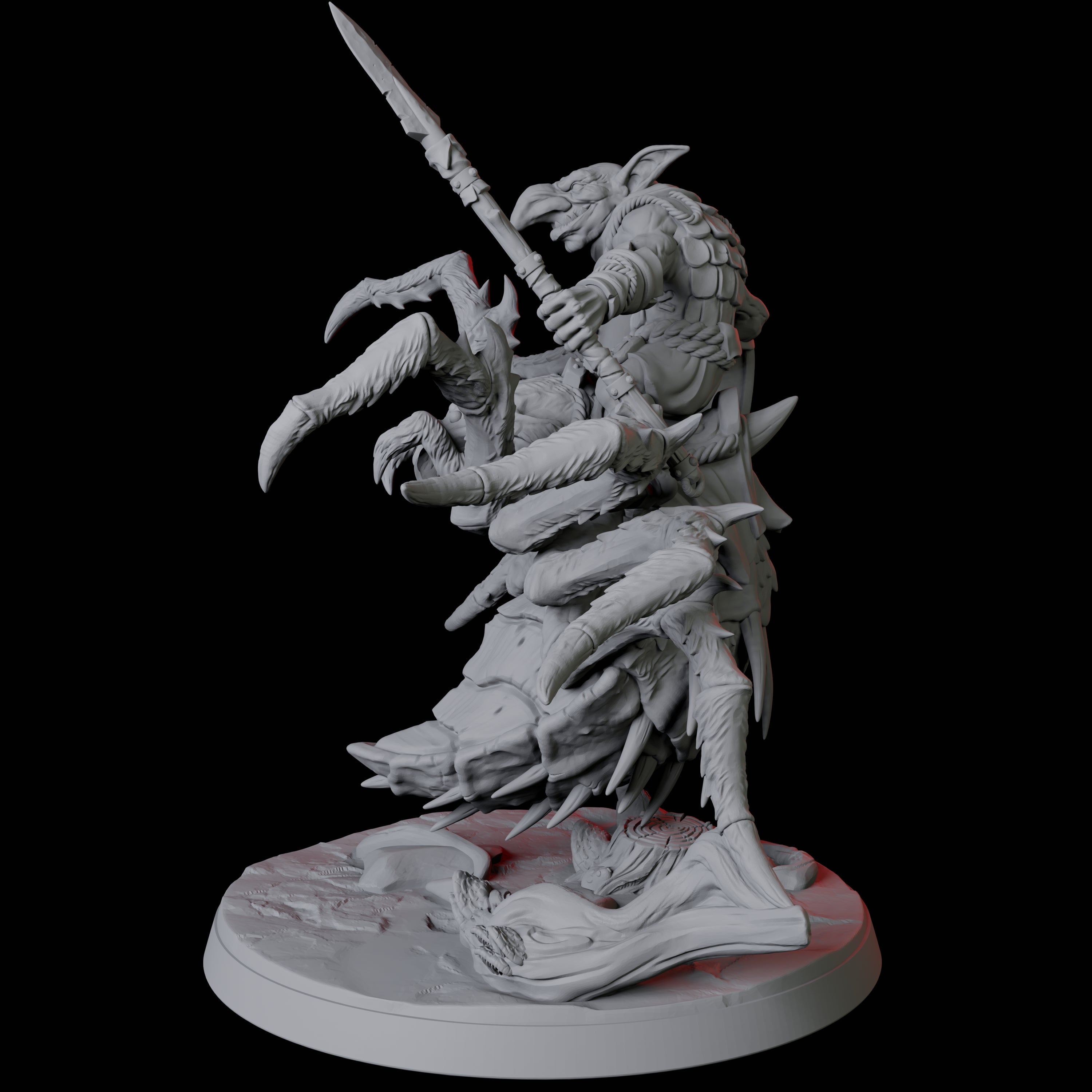 Spider Mounted Goblin Rider D Miniature for Dungeons and Dragons, Pathfinder or other TTRPGs