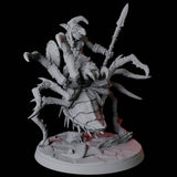 Spider Mounted Goblin Rider D Miniature for Dungeons and Dragons, Pathfinder or other TTRPGs