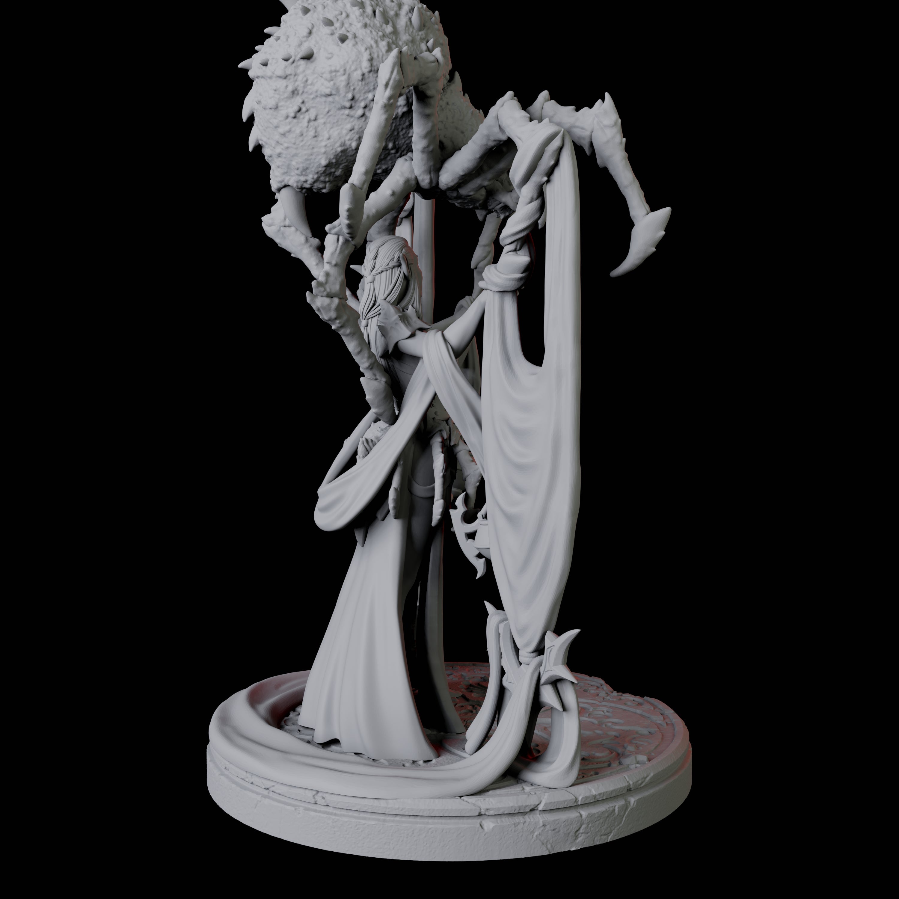 Spider Priestess A Miniature for Dungeons and Dragons, Pathfinder or other TTRPGs