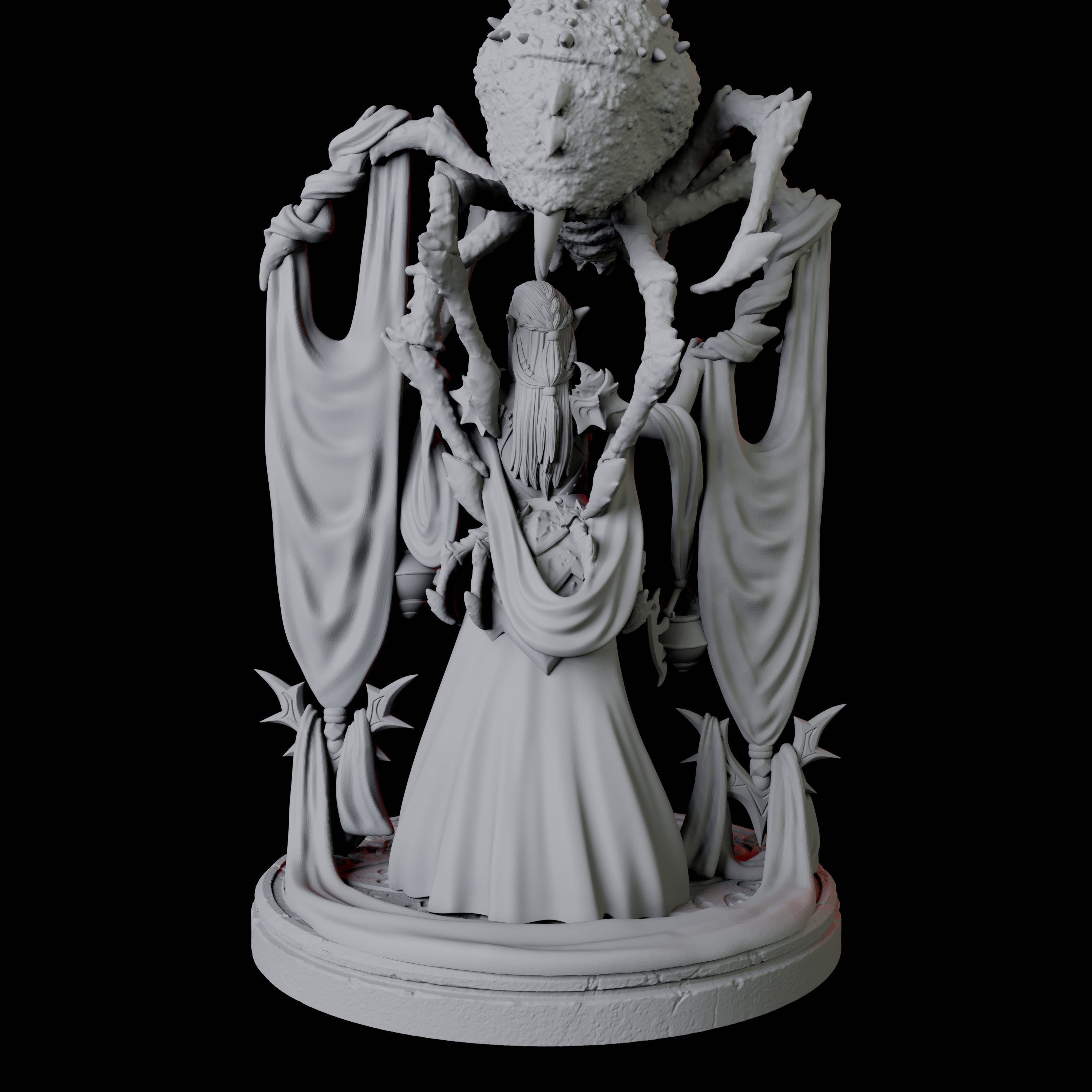 Spider Priestess A Miniature for Dungeons and Dragons, Pathfinder or other TTRPGs