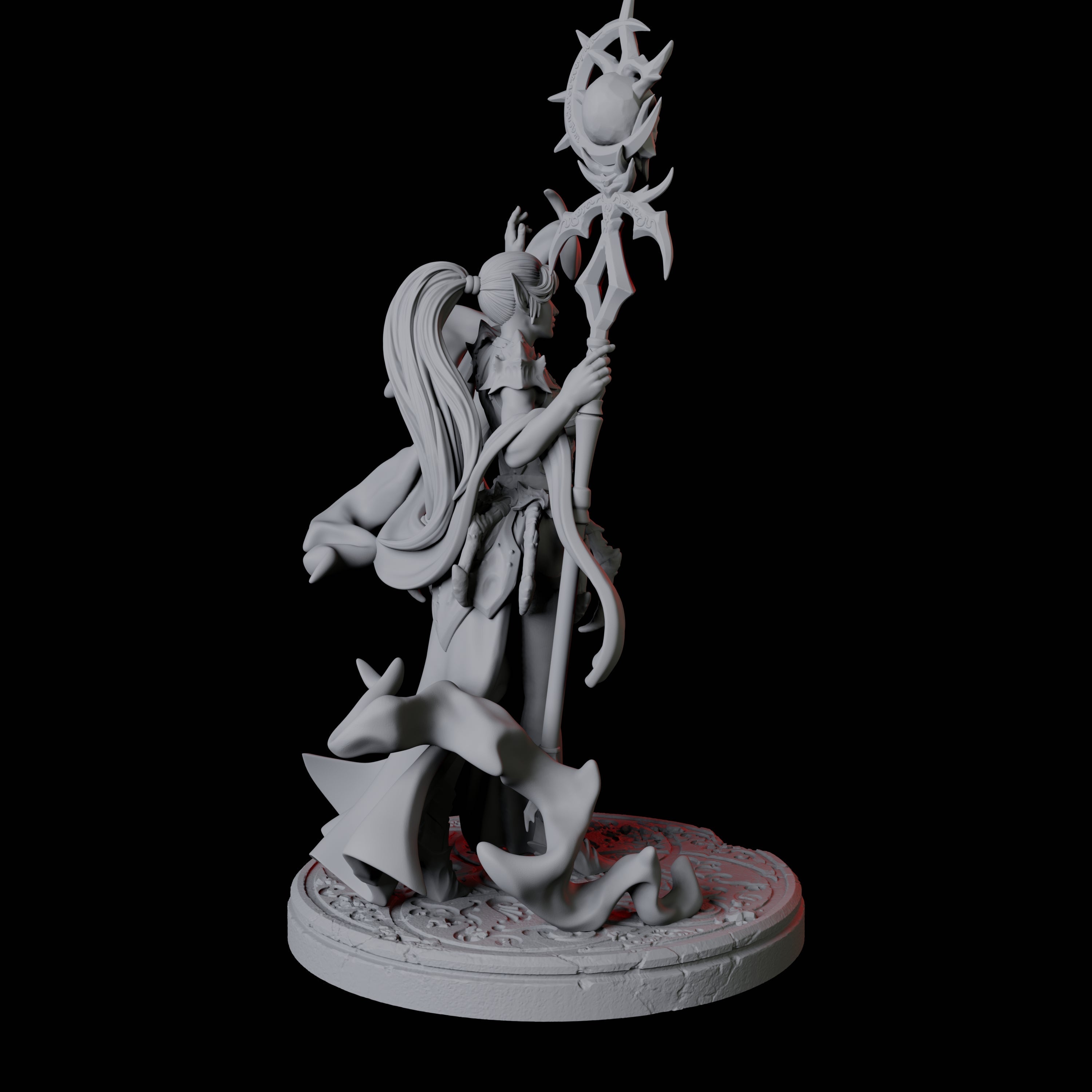 Spider Priestess B Miniature for Dungeons and Dragons, Pathfinder or other TTRPGs