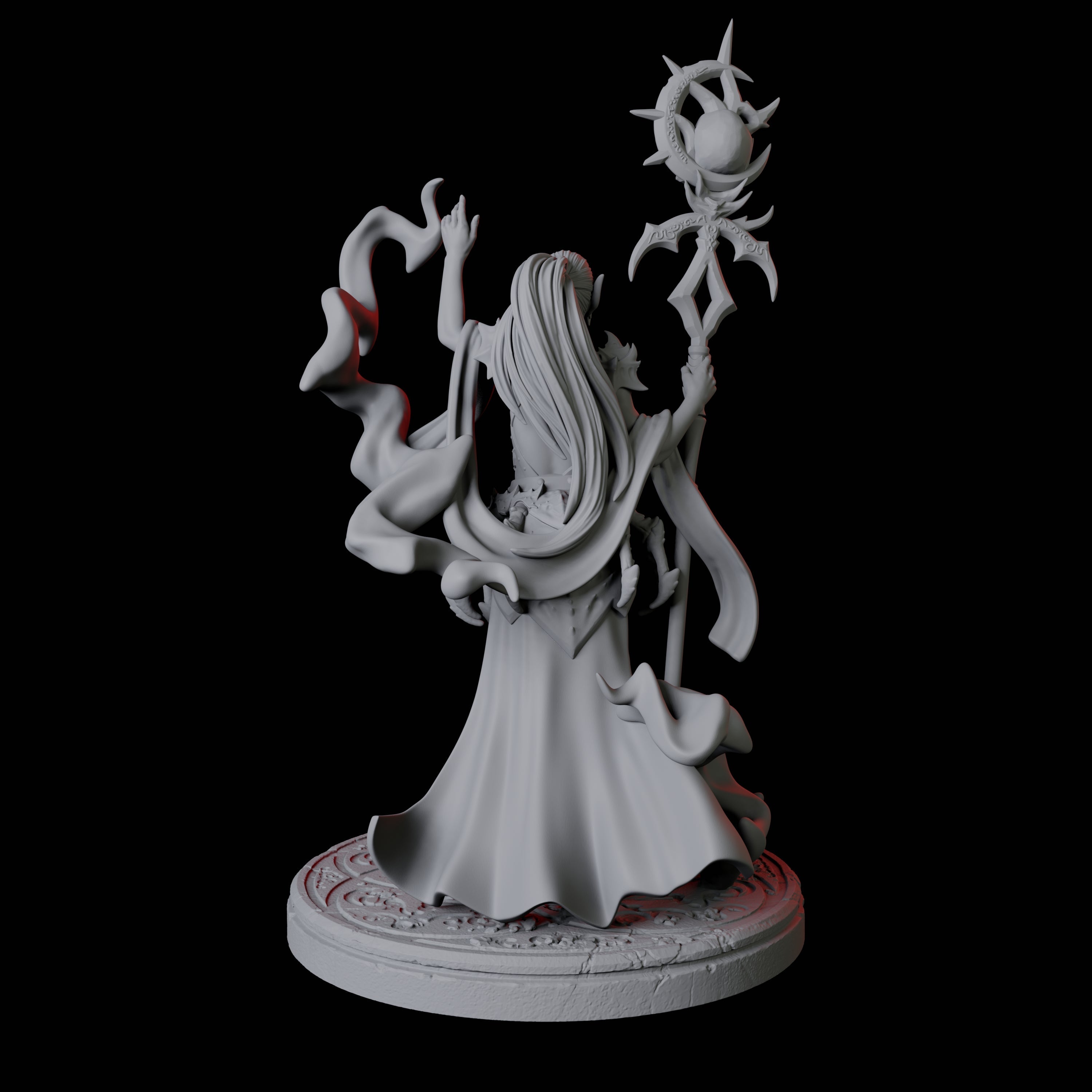 Spider Priestess B Miniature for Dungeons and Dragons, Pathfinder or other TTRPGs