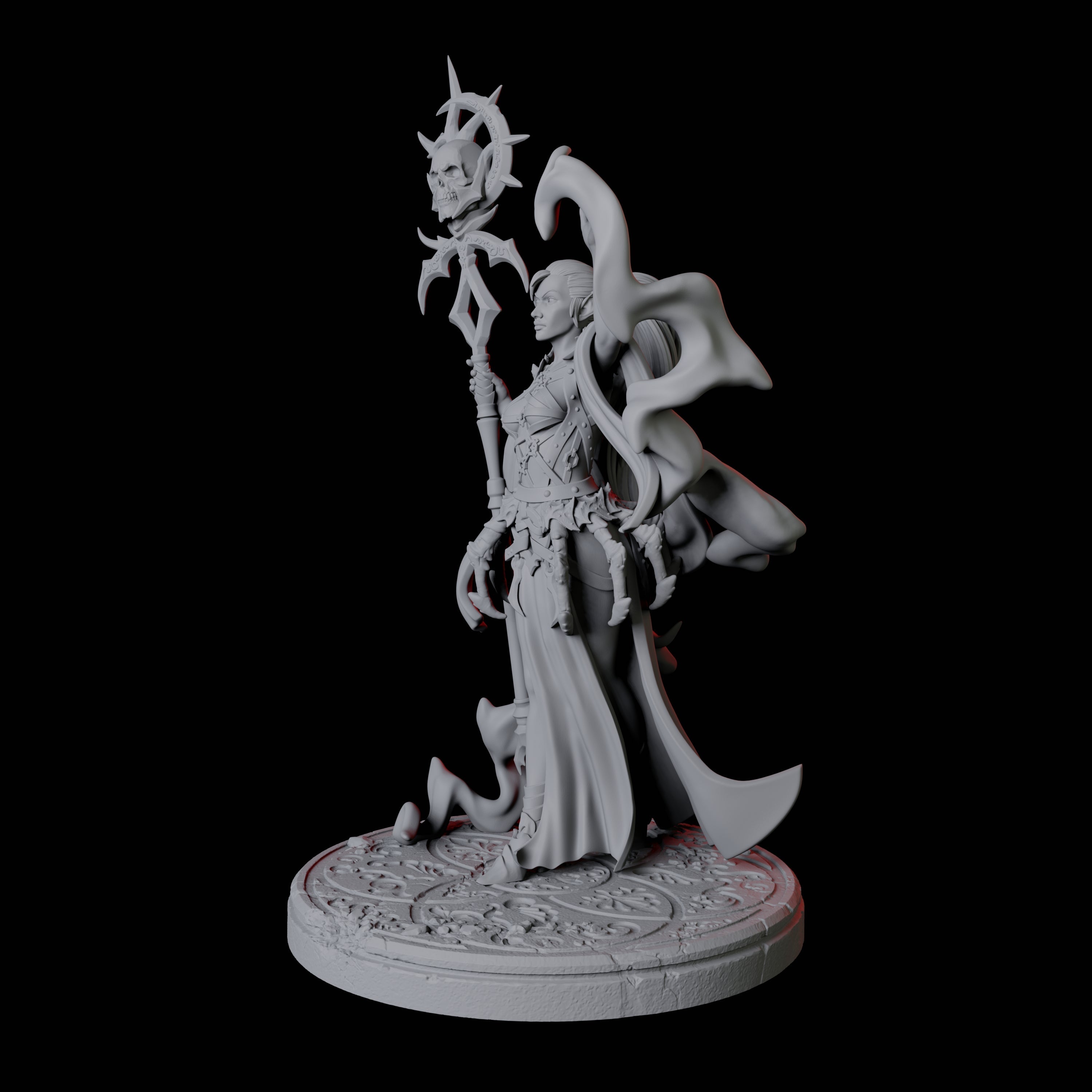 Spider Priestess B Miniature for Dungeons and Dragons, Pathfinder or other TTRPGs