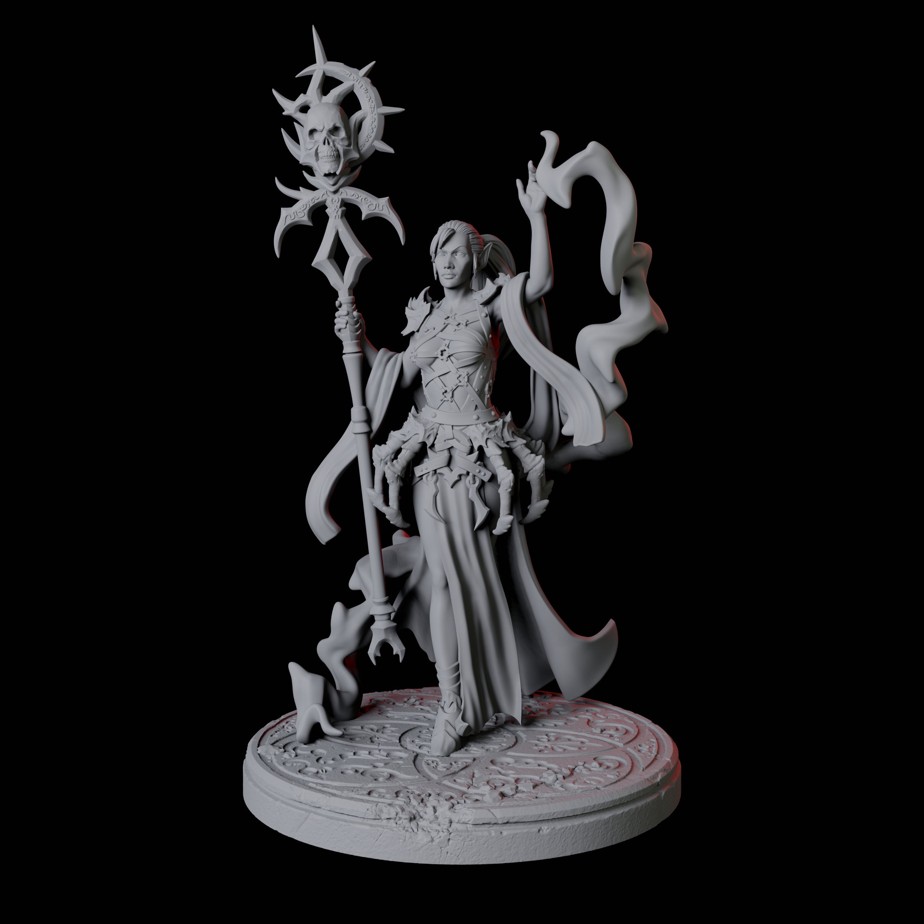 Spider Priestess B Miniature for Dungeons and Dragons, Pathfinder or other TTRPGs