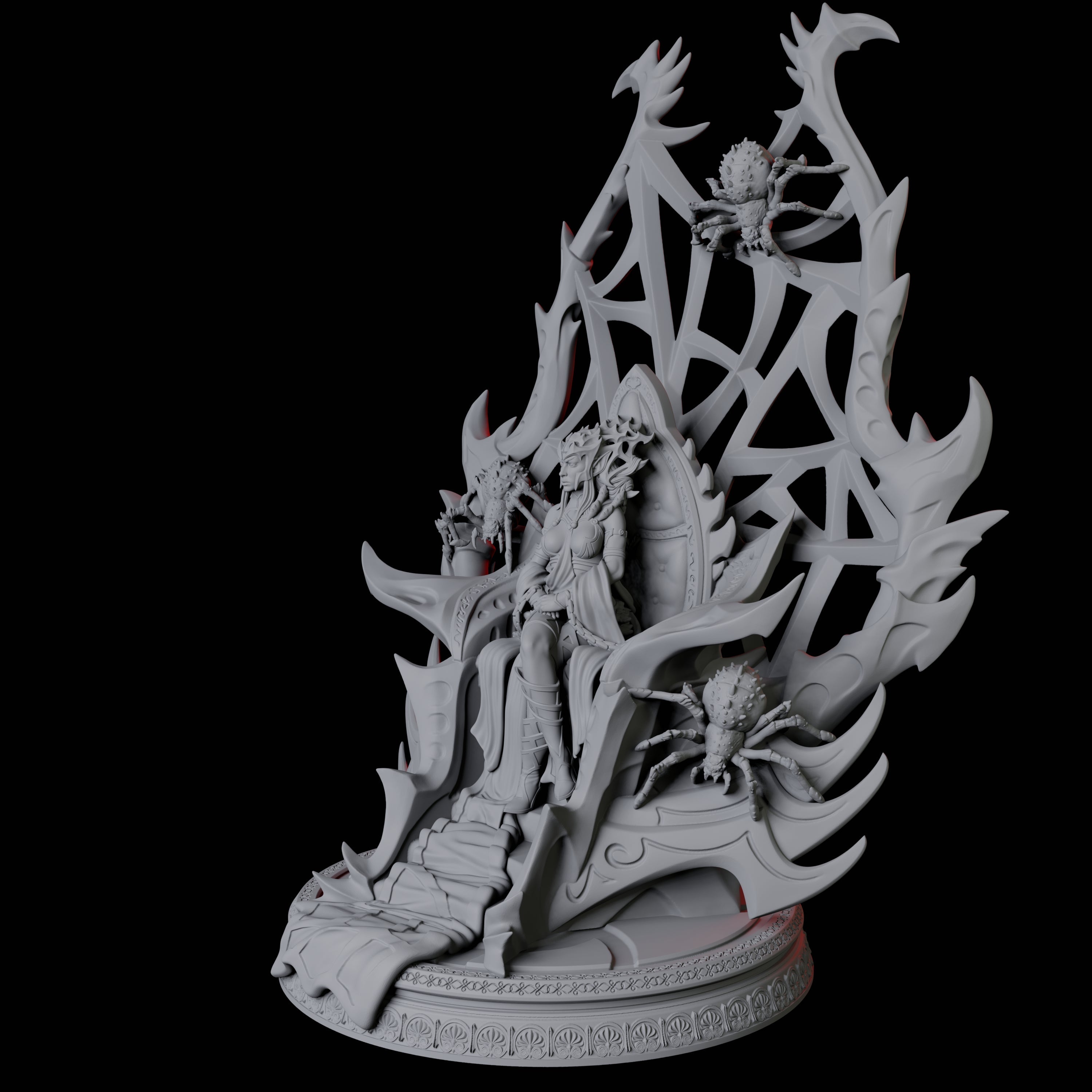 Spider Queen Matriarch Miniature for Dungeons and Dragons, Pathfinder or other TTRPGs