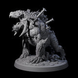 Spiked Bulette A Miniature for Dungeons and Dragons, Pathfinder or other TTRPGs