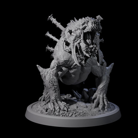Spiked Bulette A Miniature for Dungeons and Dragons, Pathfinder or other TTRPGs