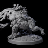 Spiked Bulette B Miniature for Dungeons and Dragons, Pathfinder or other TTRPGs