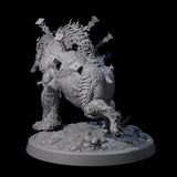 Spiked Bulette B Miniature for Dungeons and Dragons, Pathfinder or other TTRPGs