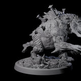 Spiked Bulette B Miniature for Dungeons and Dragons, Pathfinder or other TTRPGs
