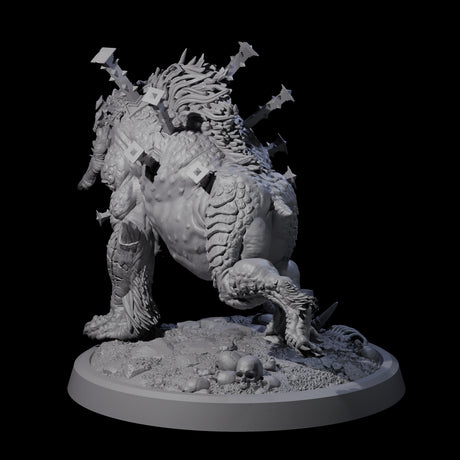 Spiked Bulette B Miniature for Dungeons and Dragons, Pathfinder or other TTRPGs