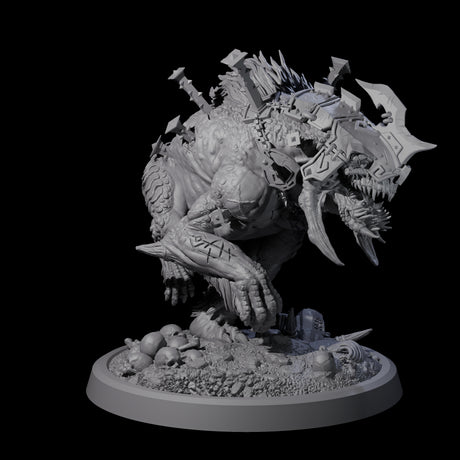 Spiked Bulette C Miniature for Dungeons and Dragons, Pathfinder or other TTRPGs