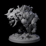 Spiked Bulette C Miniature for Dungeons and Dragons, Pathfinder or other TTRPGs