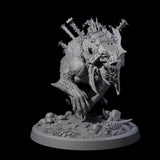 Spiked Bulette C Miniature for Dungeons and Dragons, Pathfinder or other TTRPGs