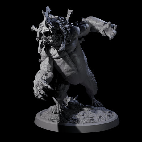 Spiked Bulette D Miniature for Dungeons and Dragons, Pathfinder or other TTRPGs