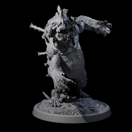 Spiked Bulette D Miniature for Dungeons and Dragons, Pathfinder or other TTRPGs