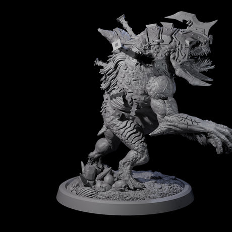 Spiked Bulette D Miniature for Dungeons and Dragons, Pathfinder or other TTRPGs