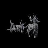 Spikey Dark Elf Chariot Miniature for Dungeons and Dragons, Pathfinder or other TTRPGs