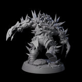 Spikey Deepcrust Dwarf Berserker Miniature for Dungeons and Dragons, Pathfinder or other TTRPGs