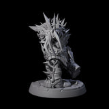 Spikey Deepcrust Dwarf Berserker Miniature for Dungeons and Dragons, Pathfinder or other TTRPGs