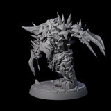 Spikey Deepcrust Dwarf Berserker Miniature for Dungeons and Dragons, Pathfinder or other TTRPGs