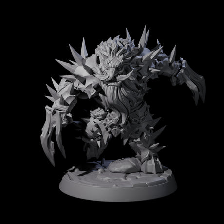 Spikey Deepcrust Dwarf Berserker Miniature for Dungeons and Dragons, Pathfinder or other TTRPGs
