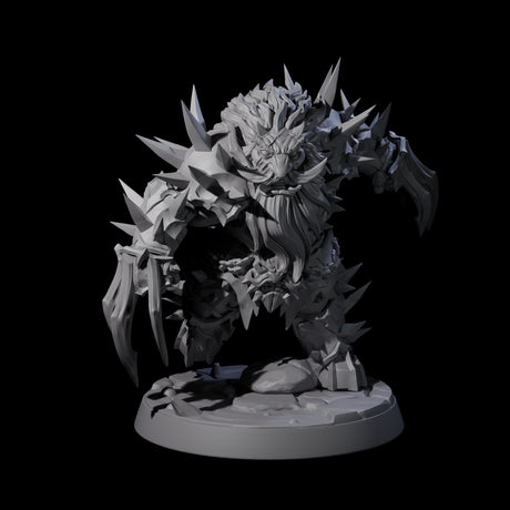 Spikey Deepcrust Dwarf Berserker Miniature for Dungeons and Dragons, Pathfinder or other TTRPGs