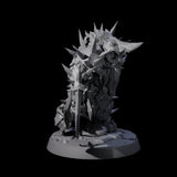 Spikey Deepcrust Dwarf Berserker Miniature for Dungeons and Dragons, Pathfinder or other TTRPGs