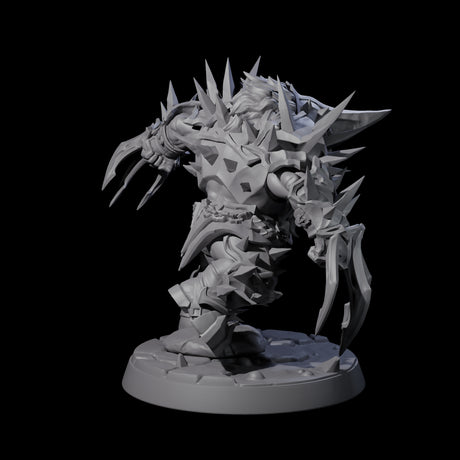 Spikey Deepcrust Dwarf Berserker Miniature for Dungeons and Dragons, Pathfinder or other TTRPGs