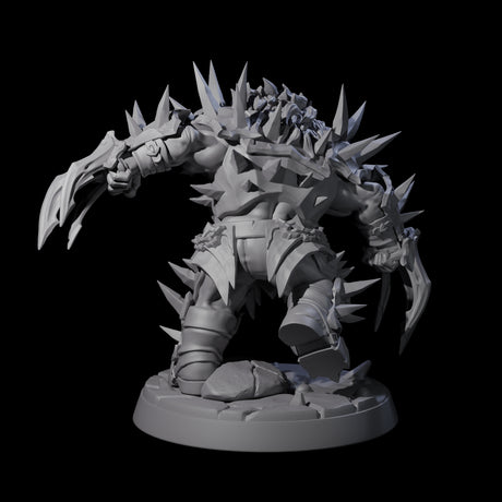 Spikey Deepcrust Dwarf Berserker Miniature for Dungeons and Dragons, Pathfinder or other TTRPGs