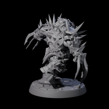 Spikey Deepcrust Dwarf Berserker Miniature for Dungeons and Dragons, Pathfinder or other TTRPGs