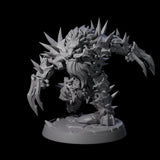 Spikey Deepcrust Dwarf Berserker Miniature for Dungeons and Dragons, Pathfinder or other TTRPGs