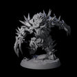 Spikey Deepcrust Dwarf Berserker Miniature for Dungeons and Dragons, Pathfinder or other TTRPGs