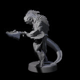 Spikey Sahuagin Attacker A Miniature for Dungeons and Dragons, Pathfinder or other TTRPGs