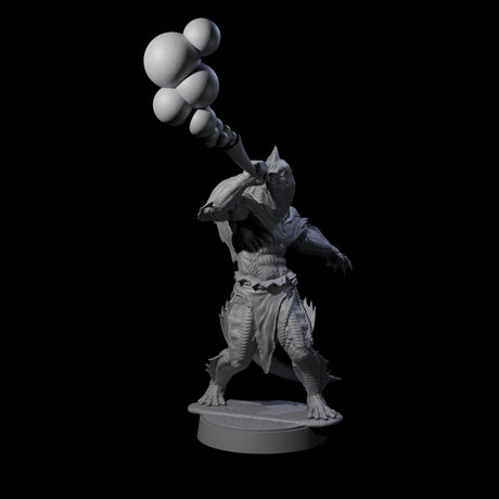 Spikey Sahuagin Attacker B Miniature for Dungeons and Dragons, Pathfinder or other TTRPGs