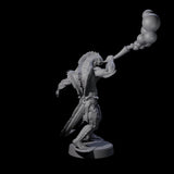 Spikey Sahuagin Attacker B Miniature for Dungeons and Dragons, Pathfinder or other TTRPGs