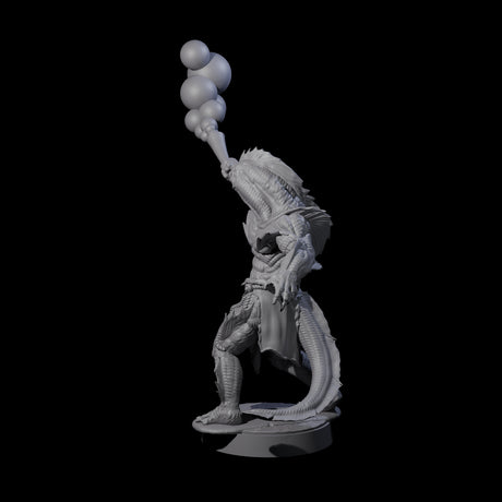 Spikey Sahuagin Attacker B Miniature for Dungeons and Dragons, Pathfinder or other TTRPGs