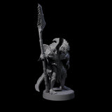Spikey Sahuagin Attacker C Miniature for Dungeons and Dragons, Pathfinder or other TTRPGs