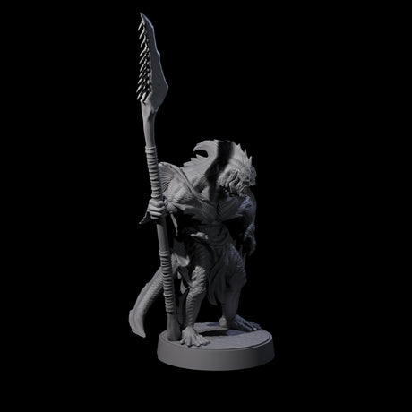 Spikey Sahuagin Attacker C Miniature for Dungeons and Dragons, Pathfinder or other TTRPGs