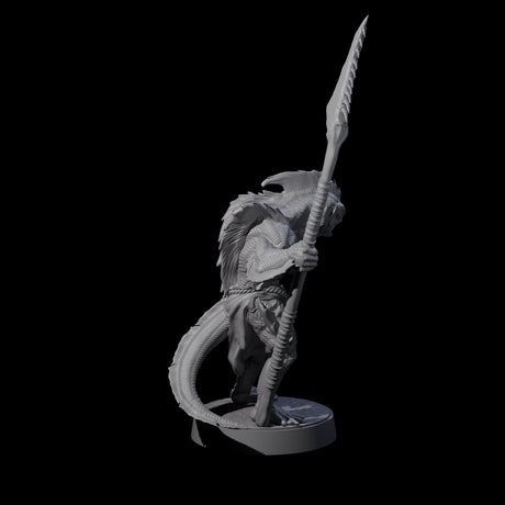 Spikey Sahuagin Attacker C Miniature for Dungeons and Dragons, Pathfinder or other TTRPGs