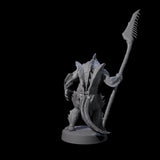 Spikey Sahuagin Attacker C Miniature for Dungeons and Dragons, Pathfinder or other TTRPGs