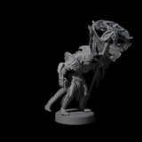 Spikey Sahuagin Attacker D Miniature for Dungeons and Dragons, Pathfinder or other TTRPGs